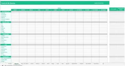 Plantilla de Excel para Control de Gastos