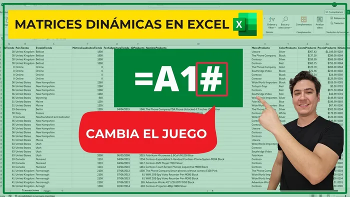 Matrices Dinámicas en Excel: Qué Son y Cómo Usarlas